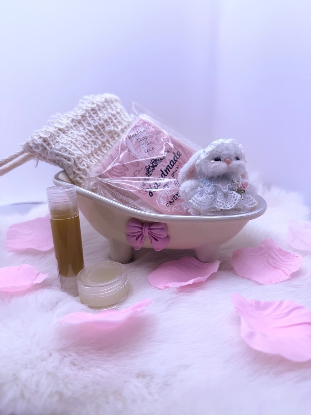 Luxury Pink Bath & Body Gift Set - Women